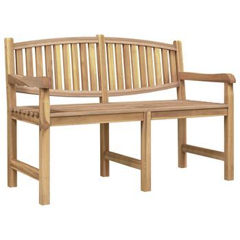 Banco De Jardín Madera Maciza De Teca 149,5x60x90 Cm Vidaxl