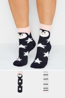 yours juego 2 pares calcetines de peluche rayas y estrellas
