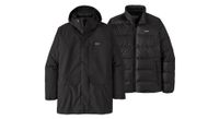 patagonia tres 3 en 1 parka negra