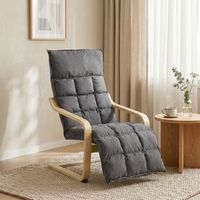 sillon de salon de lino homcom 66x87x104 cm - gris