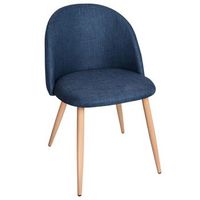 dudeco silla bristol tela azul marino