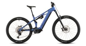 Cube stereo hybrid one77 hpc slx 800 suspension total electrica mtb shimano deore deore xt 12s 800 wh 29   27 5   iris azul morado 2026