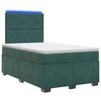 cama tapizada 120x200x1405 cm  - verde