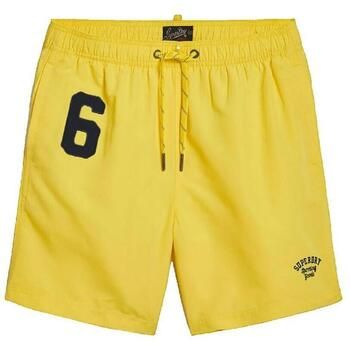 Superdry Short Short de bain Vintage 17'' Jaune para hombre
