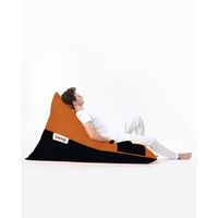puf de jardin pyramid large double color bed naranja