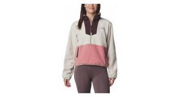 Forro polar mujer columbia sequoia grove 1 2 zip beige
