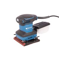 cofan lijadora orbital con cable 200 w 14000 rpm base de velcro lija 114 x 140 mm incluye caja para polvo