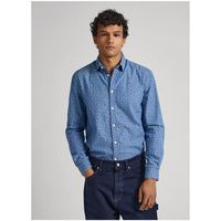 pepe jeans camisa manga larga camisa crawstonhombre para hombre