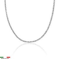 cadena bizantina de plata 925 para hombre 20 mm