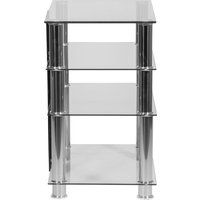 mmt lhfch650 600 mm hi-fi stand - clear