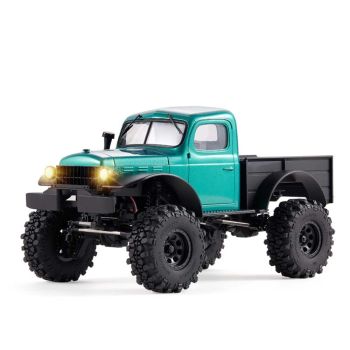 FMS FCX24 Power Wagon 12401 RTR 1/24 2.4G 4WD Coche RC Brushless Rock Crawler Camión Todo Terreno Dos Velocidades Chasis