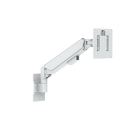 soporte de pared orientable approx para pantalla de 10 a 32 con brazo articulado y resorte de gas
