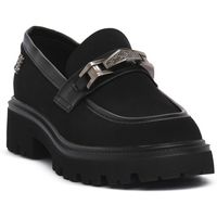 laura biagiotti mocasines nubuk blk para mujer