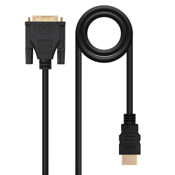 Nanocable - CABLE DVI A HDMI, DVI18+1/M-HDMI A/M, 3 M