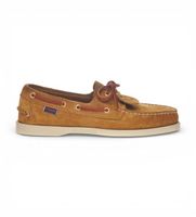 sebago para hombre 78123gw nauticos de piel portland artisan ox marron 43 plano cordones casual