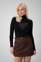 sueter con logo y cuello alto