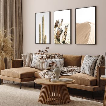 Set de 3 posters 224, 50x70 cm