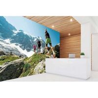 fotomural vinilo running montana 400 x 300 cm