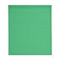 estoralis - estor enrollable translucido  estampado cocina  130 x 255 cm anchoalto tamano tela 127 x 250 cm  vichy-1 verde