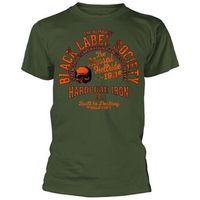black label society camiseta hardcore iron para mujer