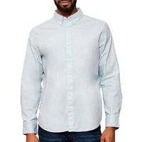 calvin klein jeans camisa manga larga oxfords para hombre