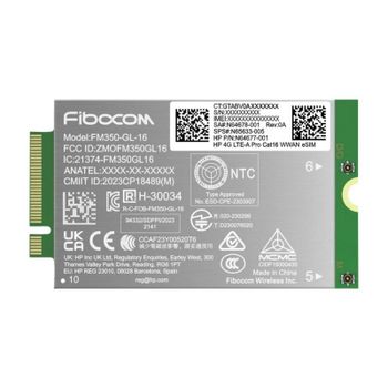 Tarjeta de Red HP AM5R3AA Módulo Interno 4G LTE Cat16 eSIM GPS 2 Gbps