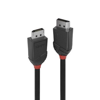 Cable DisplayPort 2 m Lindy Black Line Negro