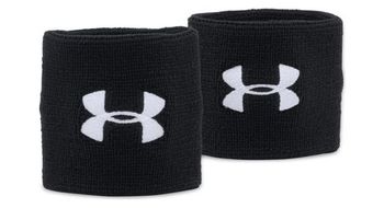 Under armour pair of sweatband performance black