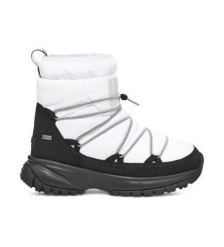 UGG para mujer. 1131978 Botas acolchadas Yose blanco (36), Plano, Cordones, Casual