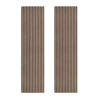 paneles acusticos de pared x2 - nogal claro  - 240x 60cm