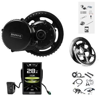 [EU DIRECT] BAFANG BBS02B 48V 500W kit de conversión de motor medio para bicicletas eléctricas con pantalla C010 35/42/4
