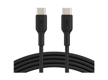 Cable USB - Belkin USB-C a de 60 W, 1 m, Universal, Carga Rápida, Negro