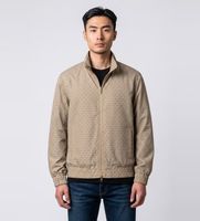 michael kors para hombre cs620972m9 cortavientos estampado sig beige m casual poliester reciclado sostenible