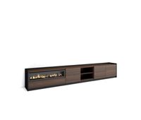 mueble tv frigiliana-02 con chimenea para salon moderno
