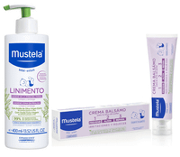 mustela crema balsamo 123 150 ml  linimento higiene zona del panal 400 ml