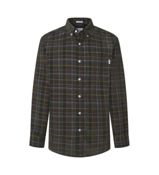 Pepe Jeans para hombre. PM308721 Camisa Max verde (M), Casual, Algodón, Manga larga