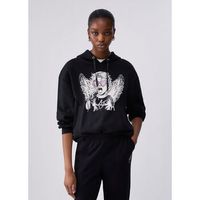 liu jo jersey sudadera con capucha y estampado para mujer