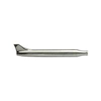 silenciador de escape paughco fishtail rocket largo cromado