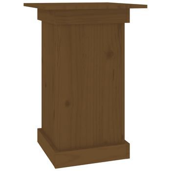 Soporte Para Plantas Madera Maciza Pino Marrón Miel 40x40x60 Cm Vidaxl