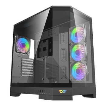 Caja PC Darkflash DQX90 Negra ATX Big Tower Cristal Templado