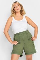 yours chinos cortos caqui mujer curvy y tallas grandes yours