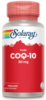 Solaray Pure Coenzima Q10 30 mg 30 Cápsulas Vegetales