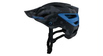Casco troy lee designs a3 mips uno camuflaje azul
