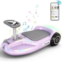 patinetes electricos para ninos evercross tech r 3 velocidades 369 kmh rotacion de 360 luces led multicolor musica bluetooth r morado