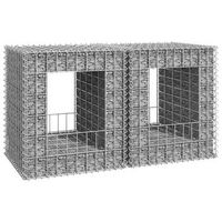 cestas postes de gaviones 2 unidades  gavion para piedras  gavion decorativo hierro 50x50x60 cm cfw596761