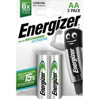 energizer extreme pilas recargables 2300mah aa hr6 2 unidades