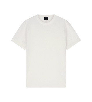 A|X Armani Exchange para hombre. XM002821AF10337U0009 Camiseta Slim-fit blanco (M), Casual, Algodón, Manga corta