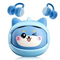 auriculares blackview airbuds k1 inalambricos bluetooth 60 para ninos con diseno divertido azul