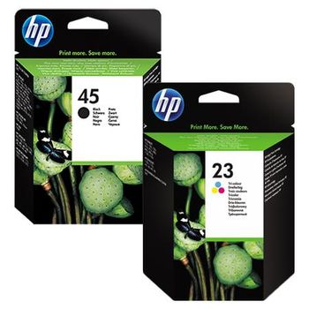 Original Multipack HP DeskJet 1120c Printer Ink Cartridges (2 Pack) -51645AE