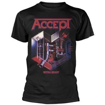 Accept Camiseta Metal Heart para mujer